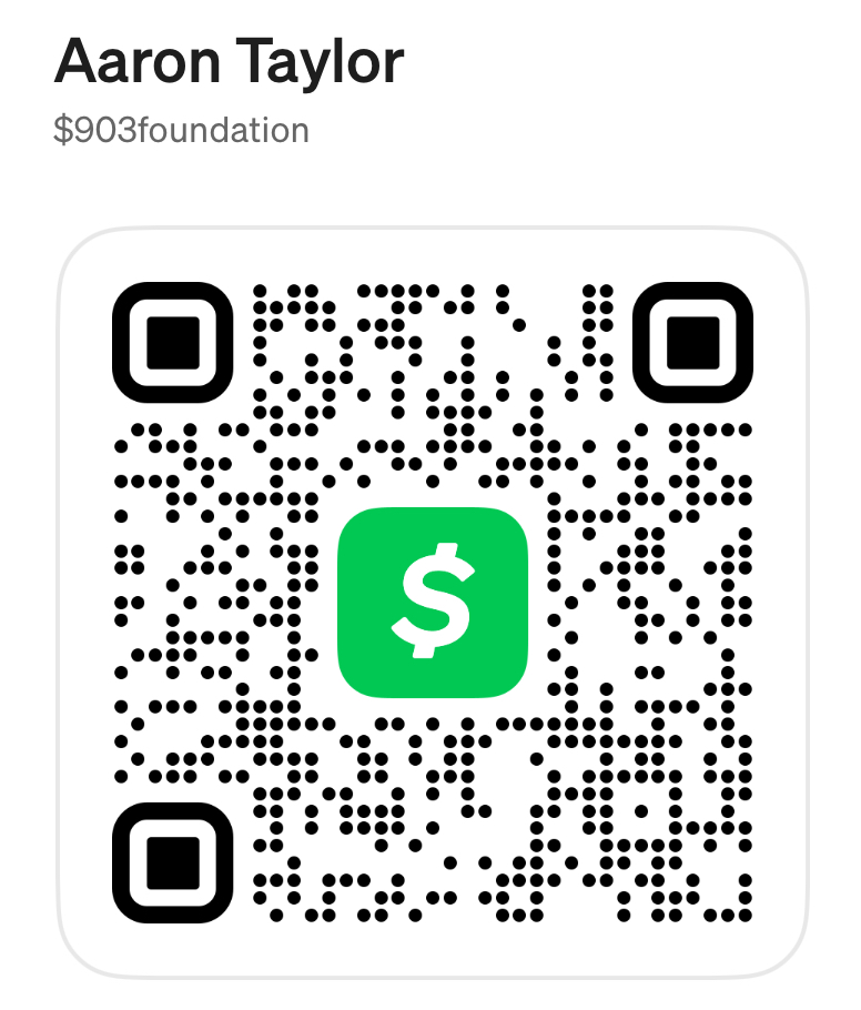 Cash App QR Code - Donate to 903 Foundation